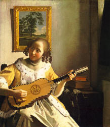The Guitar Player, 1672 by Vermeer. London, Kenwood.